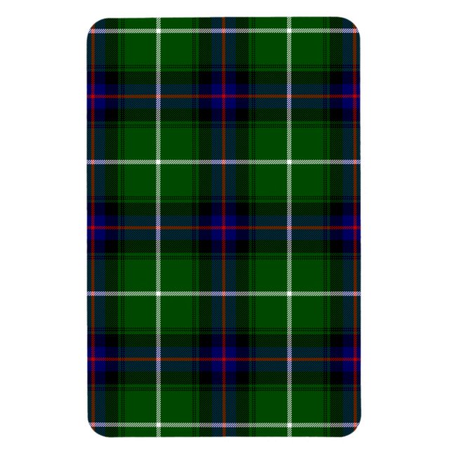 MacDonald Tartan grün kariert Magnet (Vertikal)
