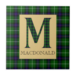 MacDonald Tartan Monogram M Fliese