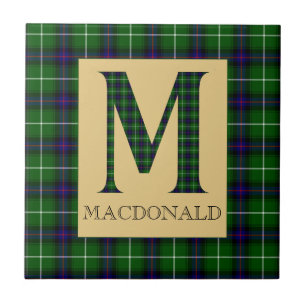 MacDonald Tartan Monogram M Fliese