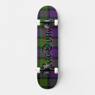 MacDonald Tartan Schottisches Kariertes Muster Skateboard