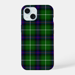 MacDonald tartan vert bleu carreaux
