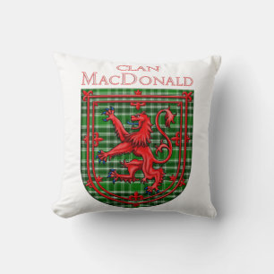 MacDonald von der Isles Ancient Tartan Kissen