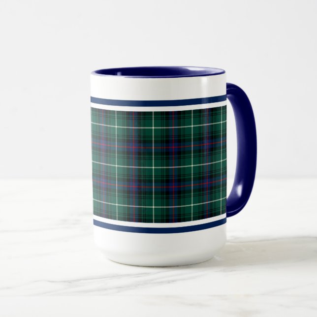 MacDonald von der Isles Clan Tartan Tasse (VorderseiteRechts)
