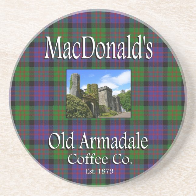 MacDonald's Old Armadale Coffee Co. Untersetzer (Vorne)