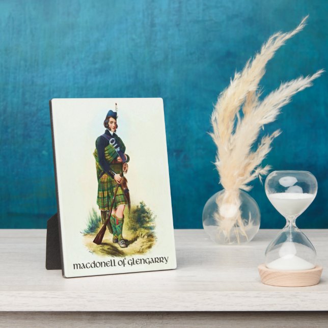 MacDonell von Glengarry Clans of Scotland McIan Fotoplatte (Seite)