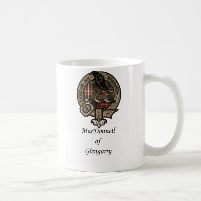Macdonnell des Glengarry-Clan-Wappen Kaffeetasse (Rechts)