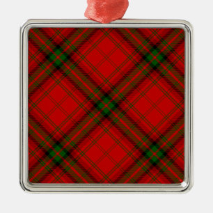 MacDougall Tartan rot kariert Ornament Aus Metall