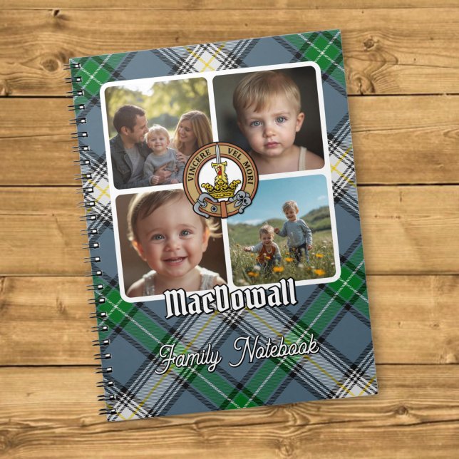 MacDowall-Familienfoto-Collage Notizblock (Von Creator hochgeladen)