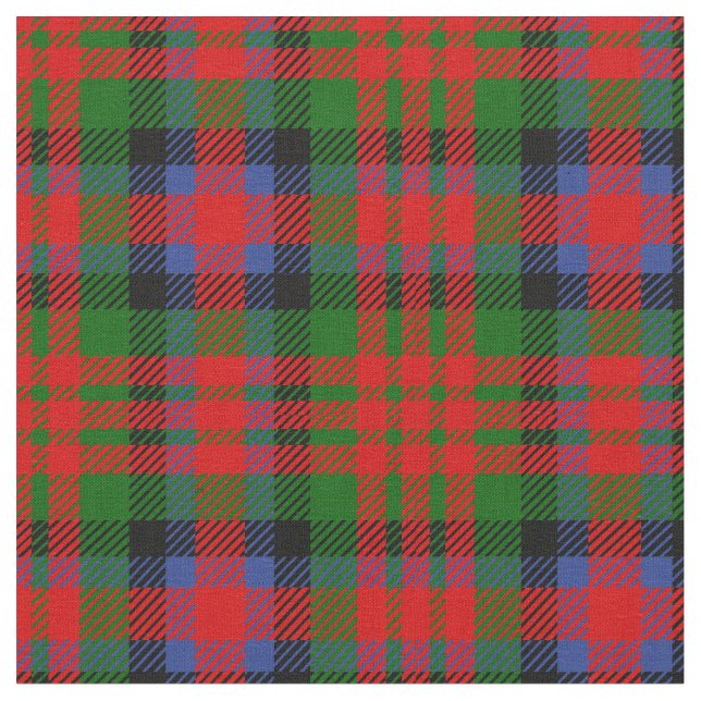 MacDuff Tartan-Druck Stoff (Nahaufnahme)