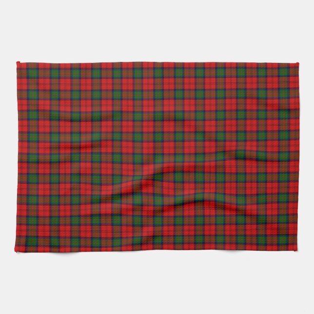 MacDuff Tartan rot kariert Handtuch (Horizontal)