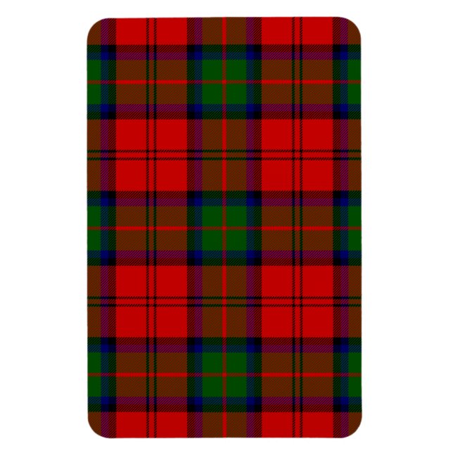 MacDuff Tartan rot kariert Magnet (Vertikal)
