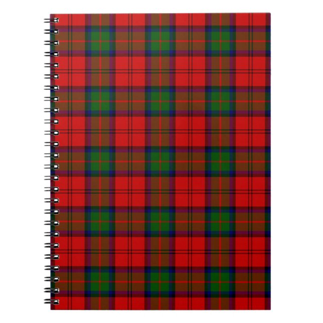 MacDuff Tartan rot kariert Notizblock (Vorderseite)