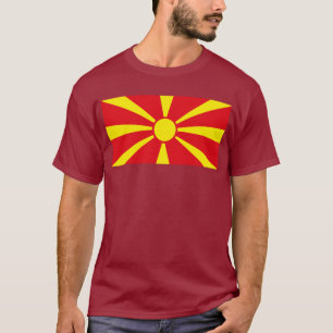 Macedonia-Flaggen-T - Shirt