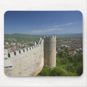 MACEDONIA, Ohrid. Burg von Car Samoil / Mousepad