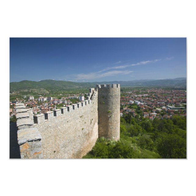 MACEDONIA, Ohrid. Car Samoil's Castle / Fotodruck (Vorne)