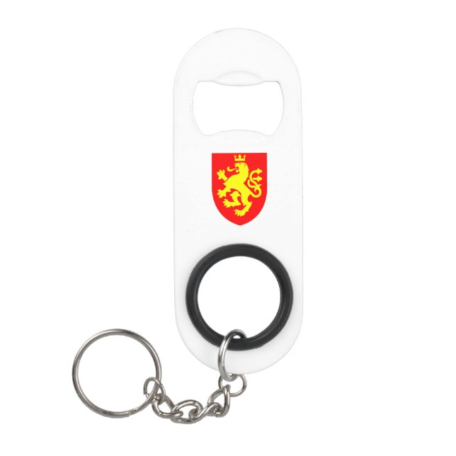 Macedonian Lion Mini Flaschenöffner (Vorderseite)