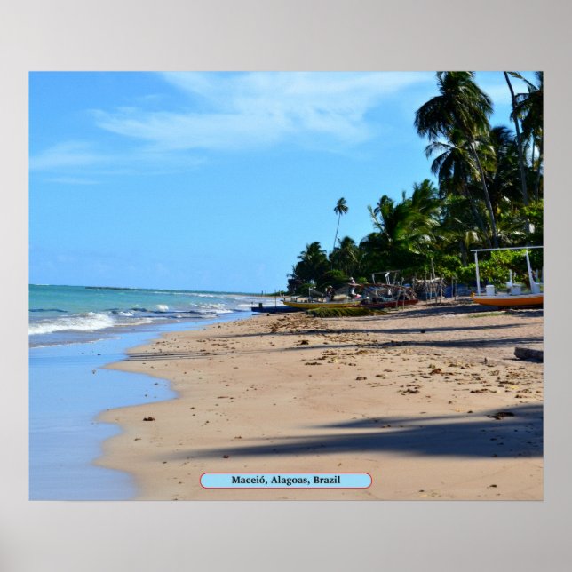 Maceió, Alagoas, Brasilien Poster (Vorne)