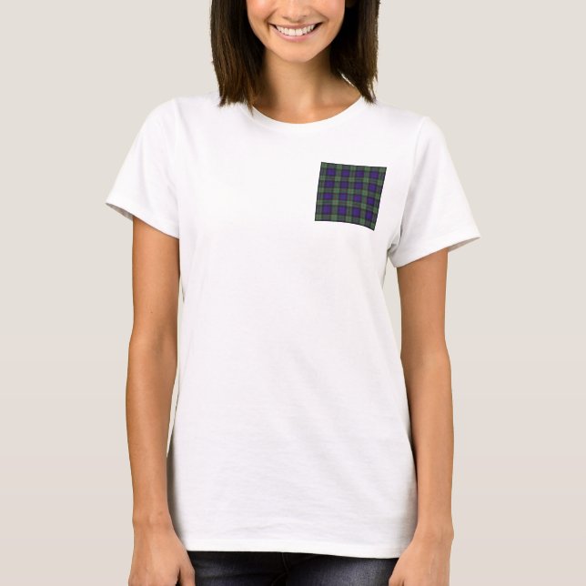Macewen Clan Kariert Scottish tartan T-Shirt (Vorderseite)