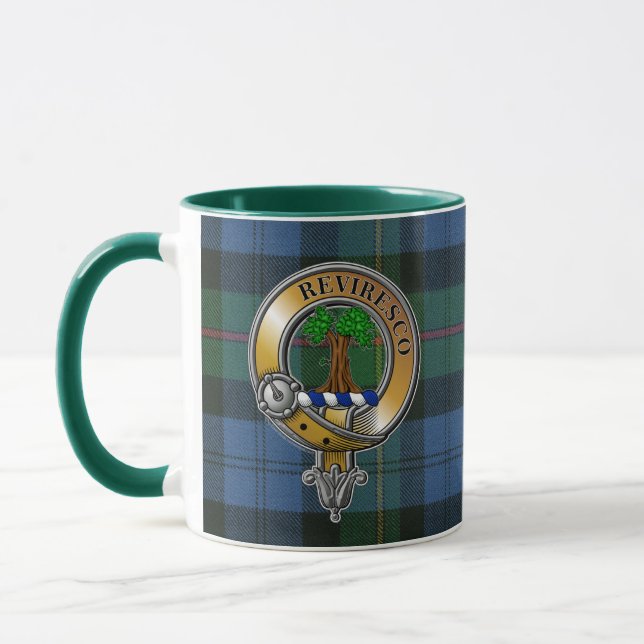 MacEwen Tartan & Abzeichen Tasse (Links)