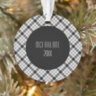 MacFarlane Clan Tartan Scottish Kariert Ornament