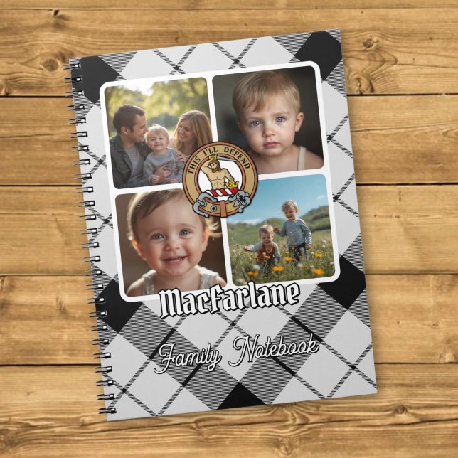 MacFarlane Familienfoto-Collage Notizblock (Von Creator hochgeladen)