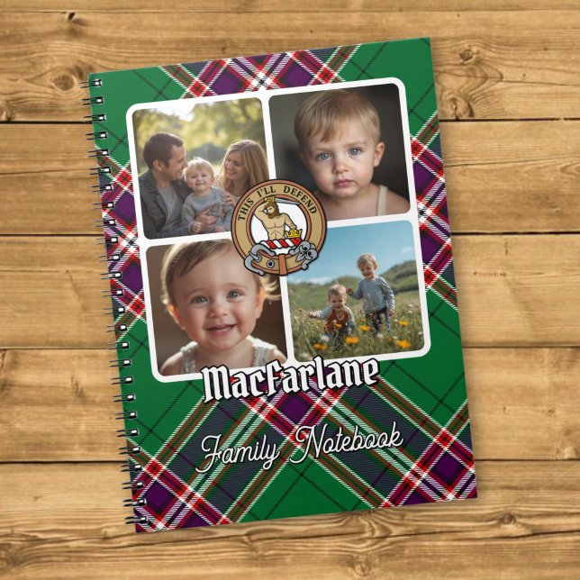 MacFarlane-Familienfoto-Collage Notizblock (Von Creator hochgeladen)