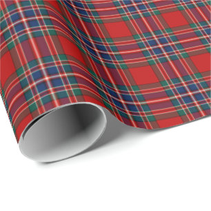 MacFarlane RotTartan Geschenkpapier