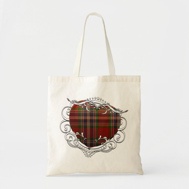 MacFarlane Tartan Heart Tragetasche (Vorne)