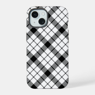 MacFarlane tartan noir blanc plaid
