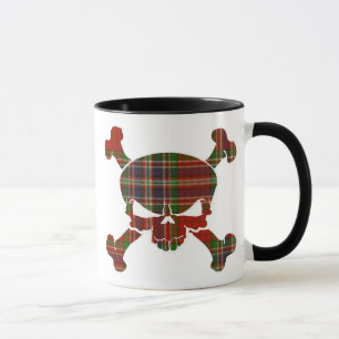 MacFarlane Tartan-Schädel keine Fahne Tasse