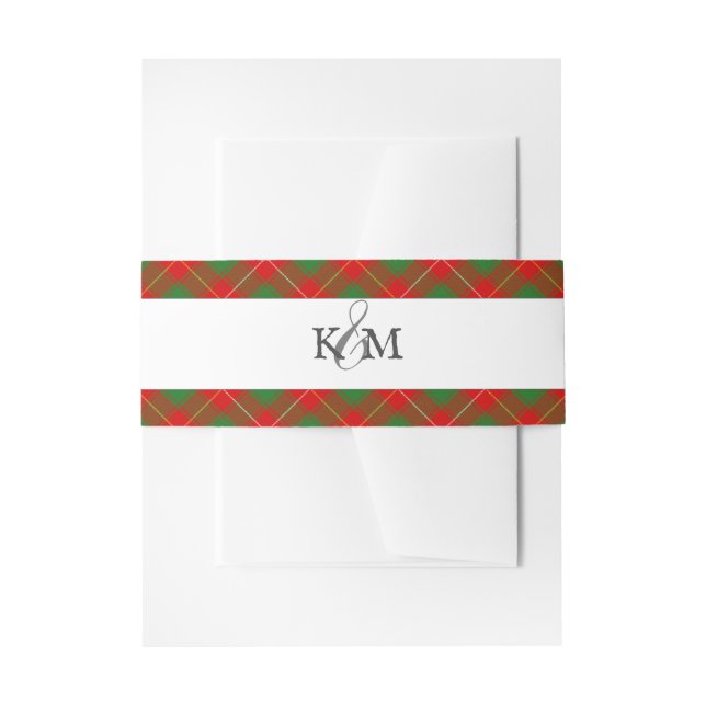 Macfie MacPhie Clan Tartan Kariert Einladungsbanderole (Vorderseite Beispiel)