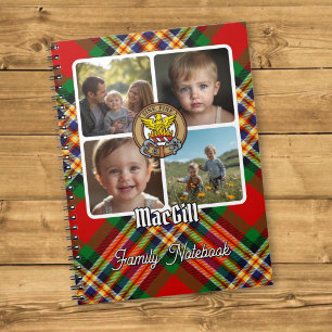 MacGill-Familien-Fotocollage Notizblock