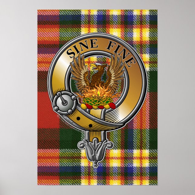 MacGill Tartan & Badge Poster (Vorne)