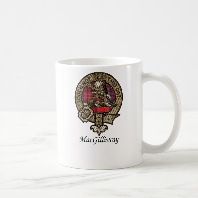 Macgillivray Clan-Wappen Kaffeetasse (Rechts)