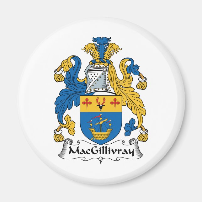 MacGillivray-Familienwappen Magnet (Vorne)