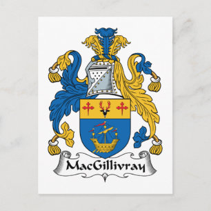 MacGillivray-Familienwappen Postkarte