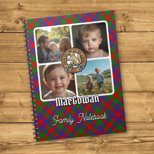 MacGowan-Familien-Fotocollage Notizblock