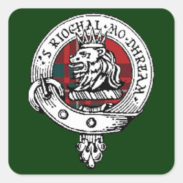 MacGregor Clan Abzeichen Sticker Forest Green