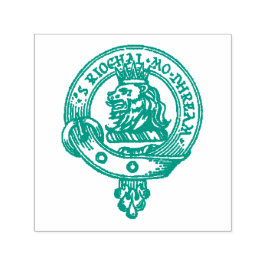 MacGregor Clan Wappen Briefmarke (Farbtinte auswäh Permastempel