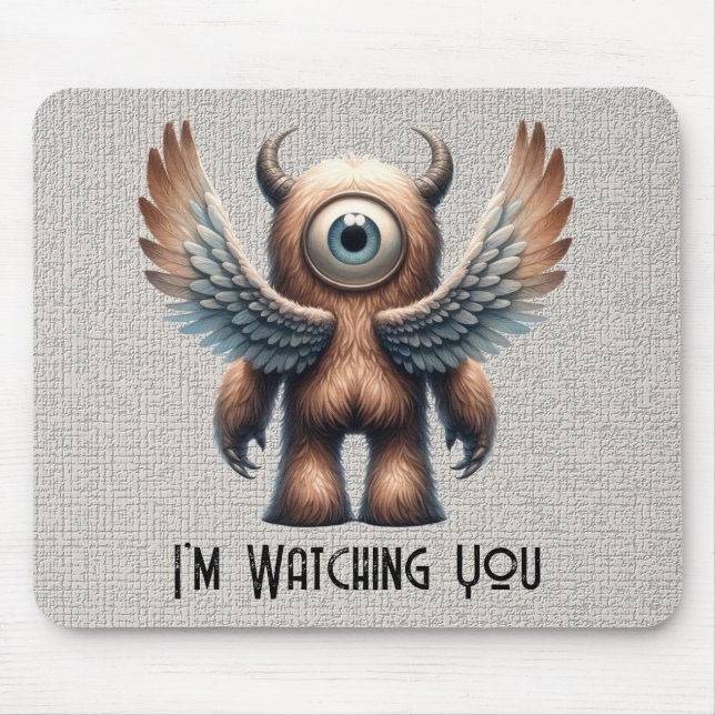 MacGregor - Ein mit Augen Monster - Benutzerdefini Mousepad (Vorne)
