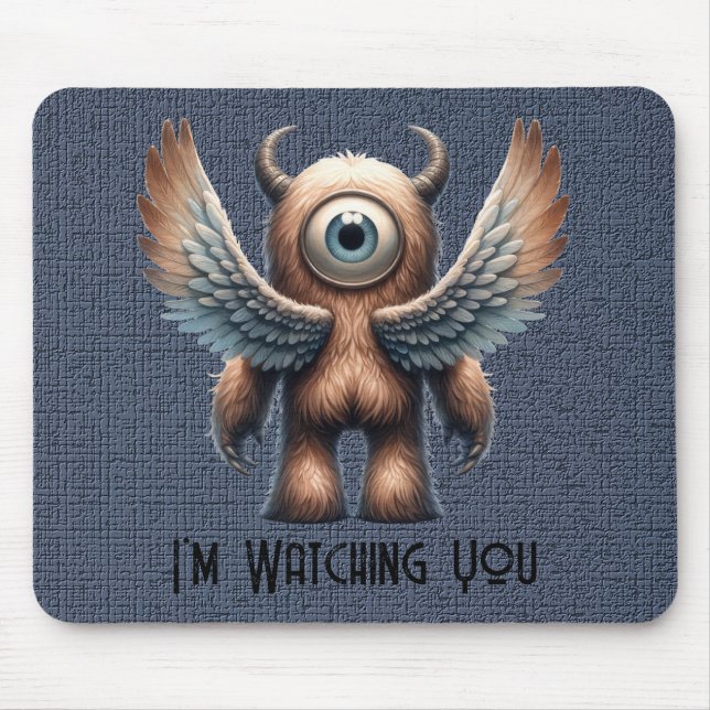MacGregor - Ein mit Augen Monster - Benutzerdefini Mousepad (Vorne)