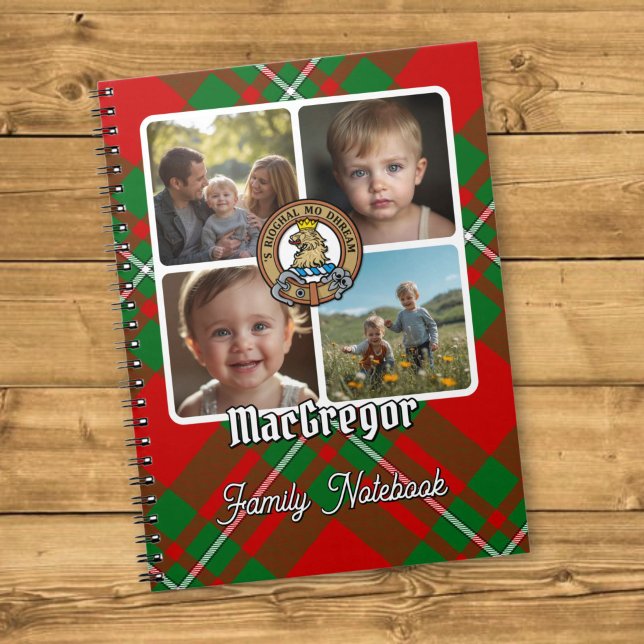 MacGregor Familienfoto-Collage Notizblock (Von Creator hochgeladen)