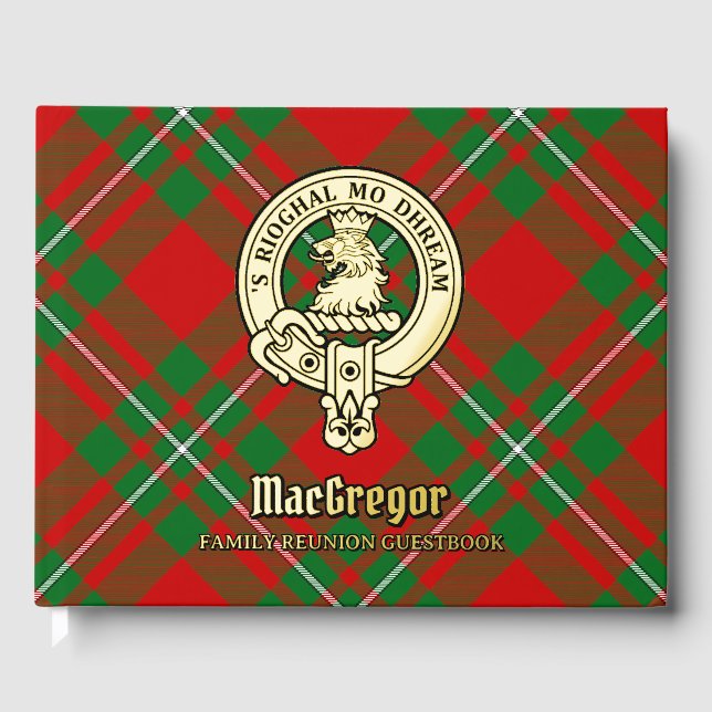 MacGregor Family Wiedersehen Gästebuch (Vorderseite)