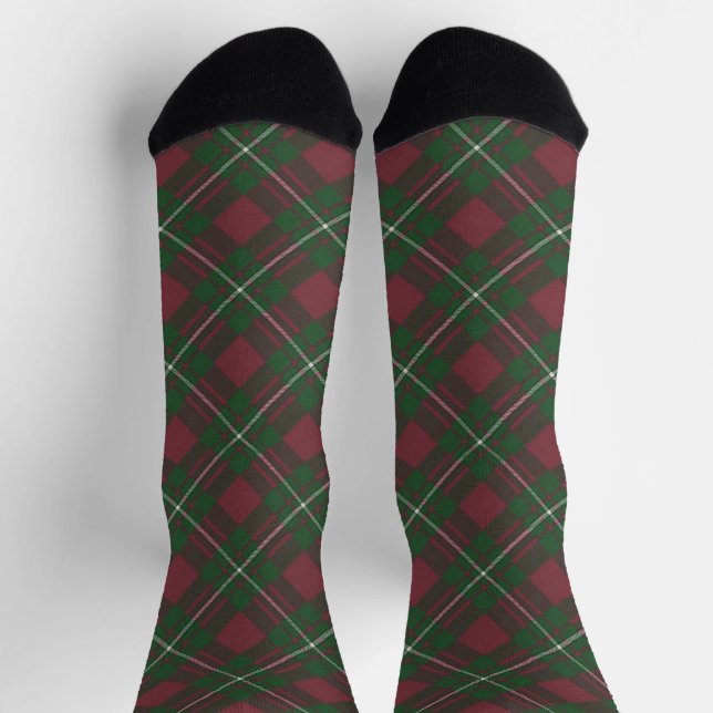 MacGregor Hunting Ancient Original Scottish Tartan Socken (Oben)