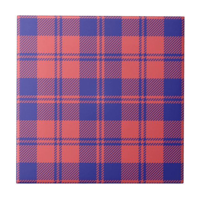 MacGregor of Glengyle Clan Jagd Tartan Kariert Fliese (Vorderseite)