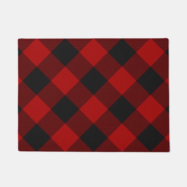 MacGregor | Rob Roy | Buffalo Kariert Red Tartan Fußmatte (Vorderseite)