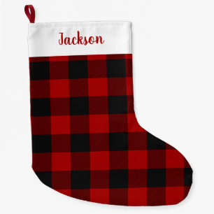 MacGregor Rob Roy Buffalo Kariert Red Tartan Großer Weihnachtsstrumpf