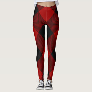 MacGregor   Rob Roy   Buffalo Kariert Red Tartan Leggings