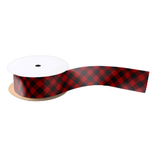 MacGregor   Rob Roy   Buffalo Kariert Red Tartan Satinband