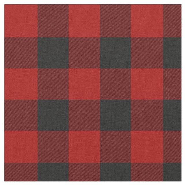 MacGregor | Rob Roy | Buffalo Kariert Red Tartan Stoff (Nahaufnahme)